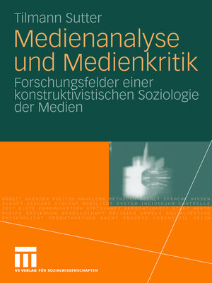 cover image of Medienanalyse und Medienkritik
